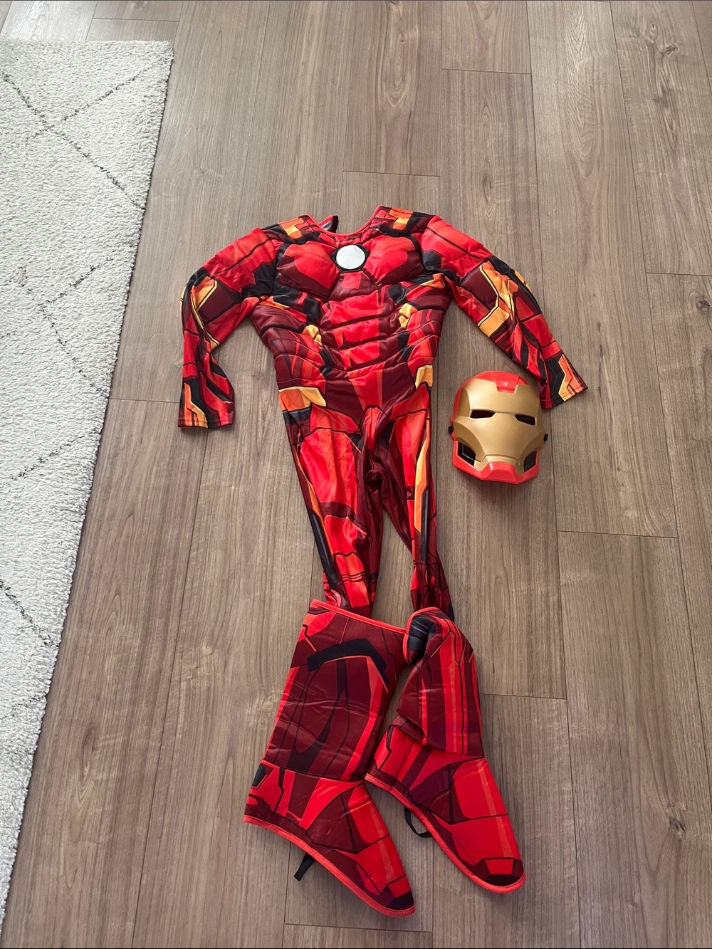 Kids Iron Man Costume Halloween fit 7-8 year old